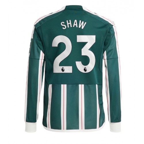 Manchester United Luke Shaw #23 Gostujuci Dres 2023-24 Dugi Rukav